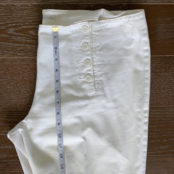 Halogen Double Button Wide Leg Denim Pant | 14 - Picture 7 of 12